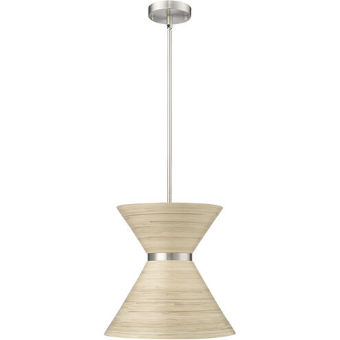 Jaycen 1 Light 13.62 inch Brushed Nickel Indoor Pendant Ceiling Light